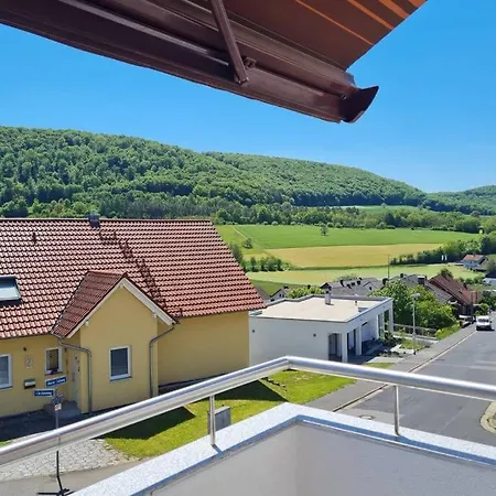 Fraenkische Rhoen Mit Bergblick ツ Apartman *
